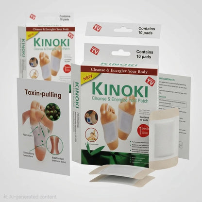 Kinoki Cleanse & Energize Foot Patch - 10 Detox Pads 