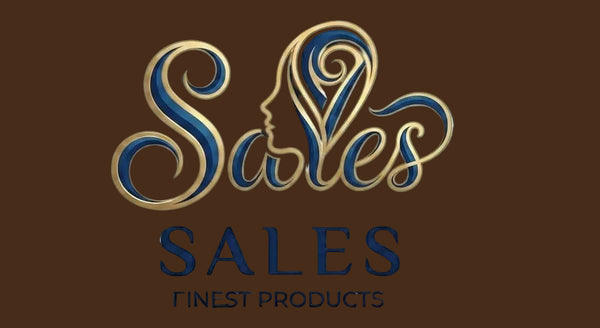 Logo with the text 'Sales Finest Products' on a white background