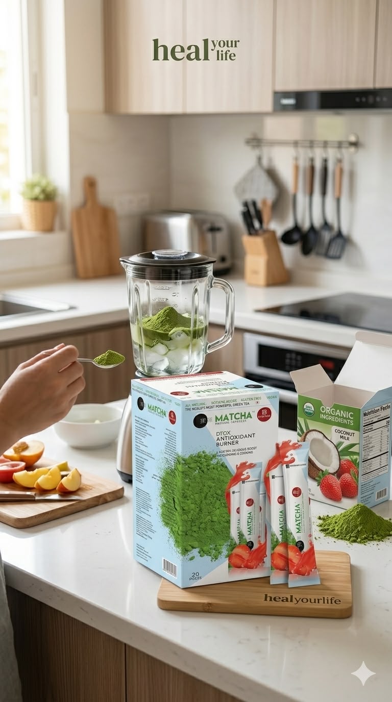 MATCHA DTOX ANTIOXIDANT BURNER - Premium Japanese - AsrarHawa