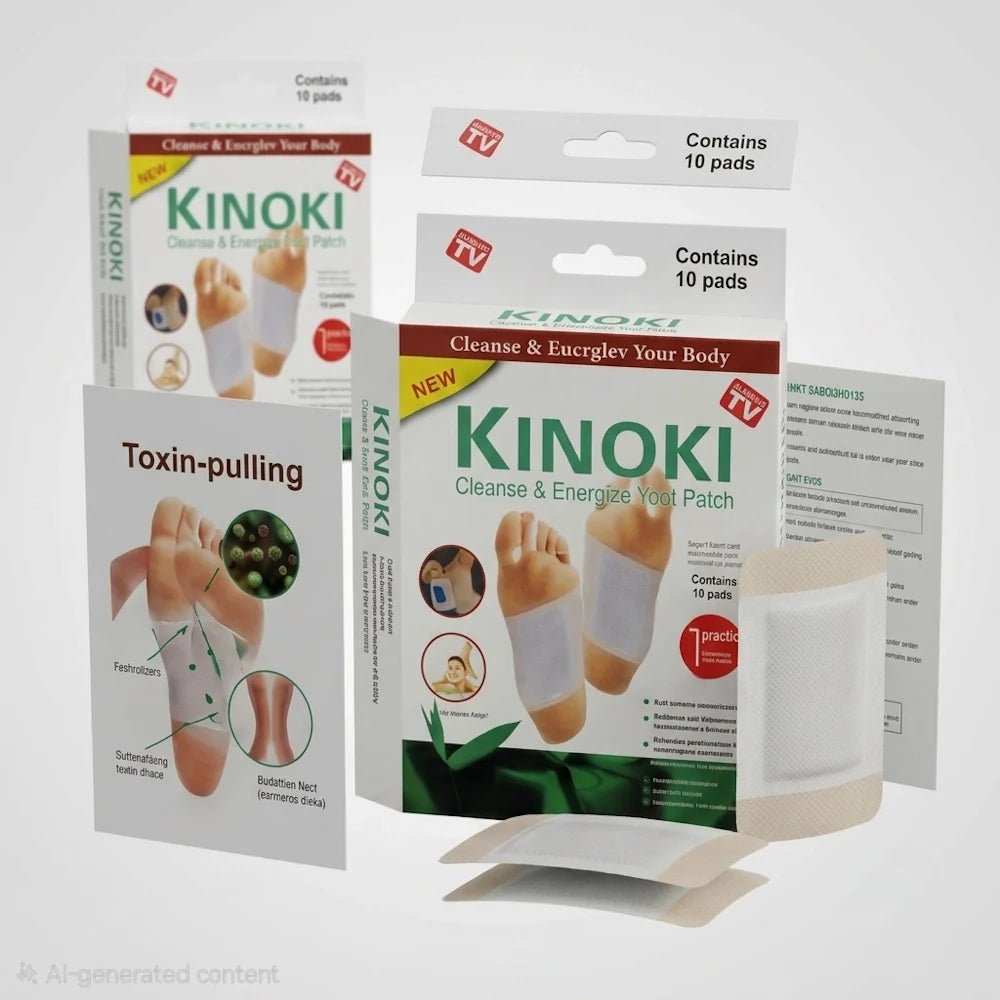 Kinoki Cleanse & Energize Foot Patch - 10 Detox Pads - Sales