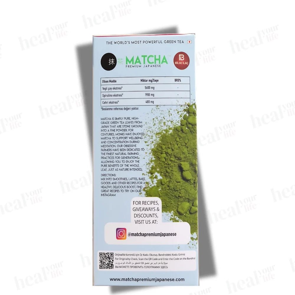 MATCHA DTOX ANTIOXIDANT BURNER - Premium Japanese - Sales