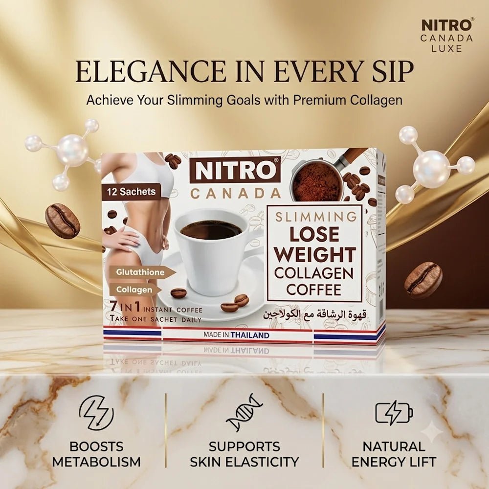 Nitro Canada Slimming Lose Weight Collagen Coffee 7 in 1 Instant Coffee - Sales