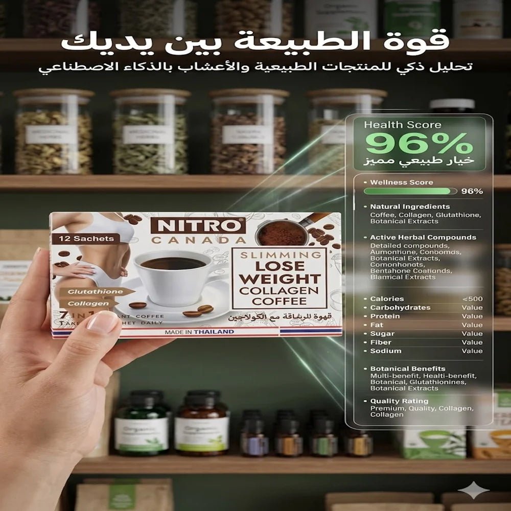Nitro Canada Slimming Lose Weight Collagen Coffee 7 in 1 Instant Coffee - Sales