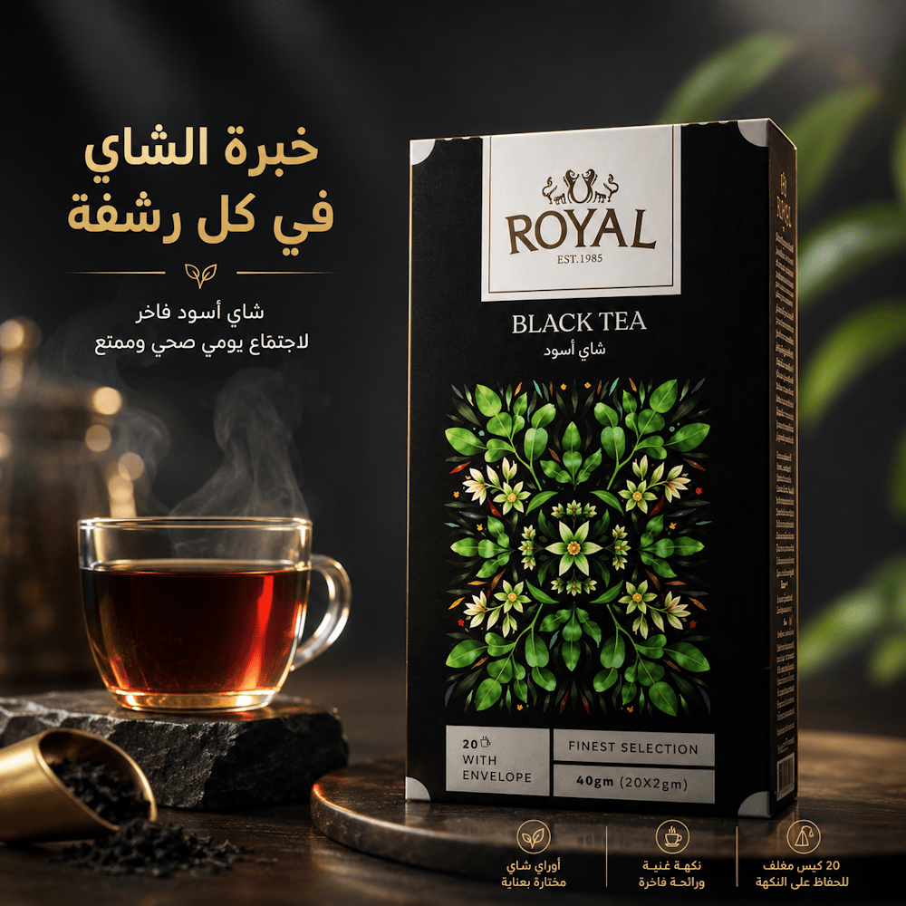 ROYAL BLACK TEA - Sales